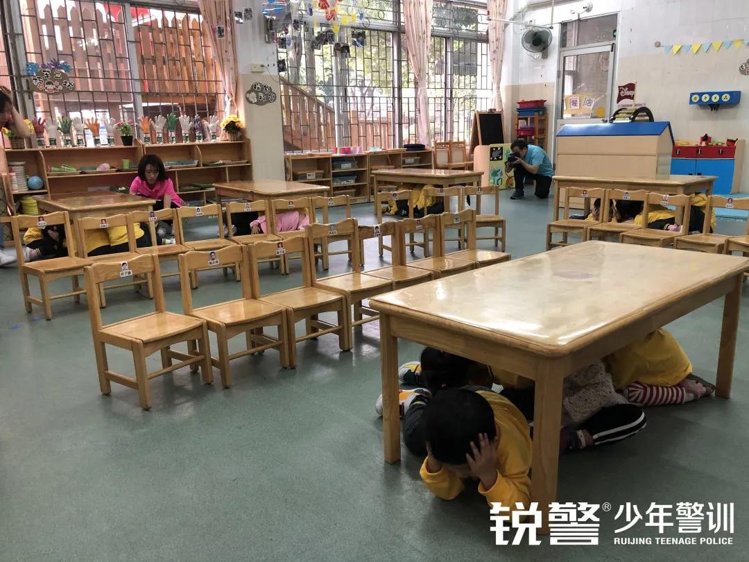 銳警少(shǎo)年(nián)警訓:防患未然 安全呵護——幼師(shī)二幼安全教育活動